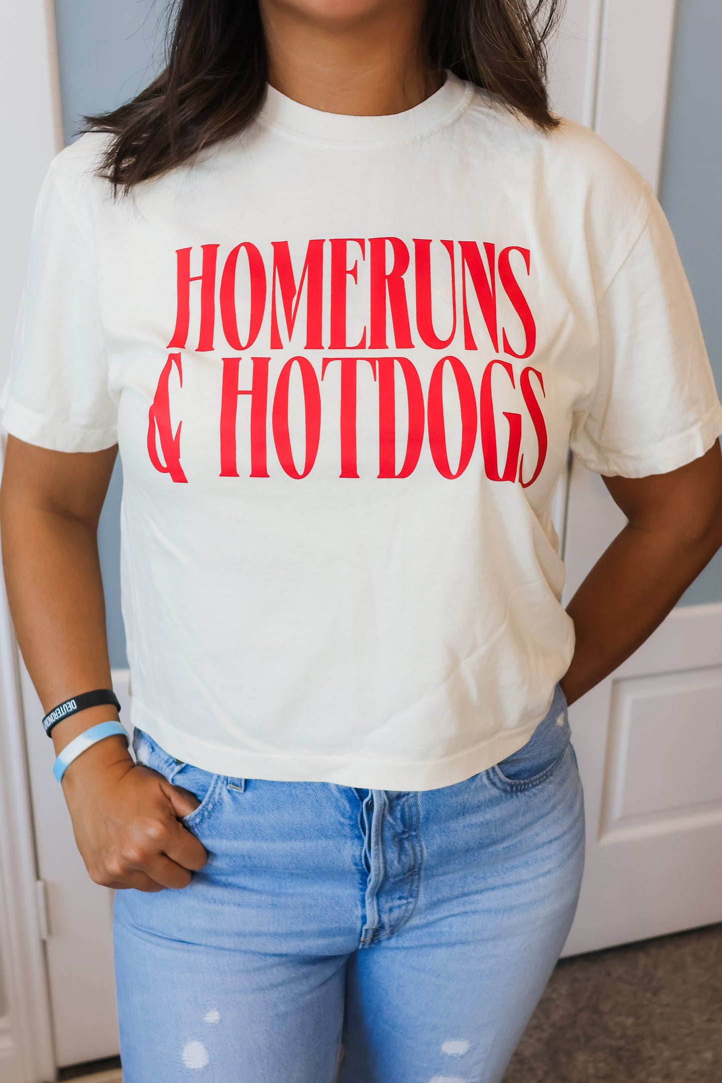 Homeruns & Hotdogs Tee