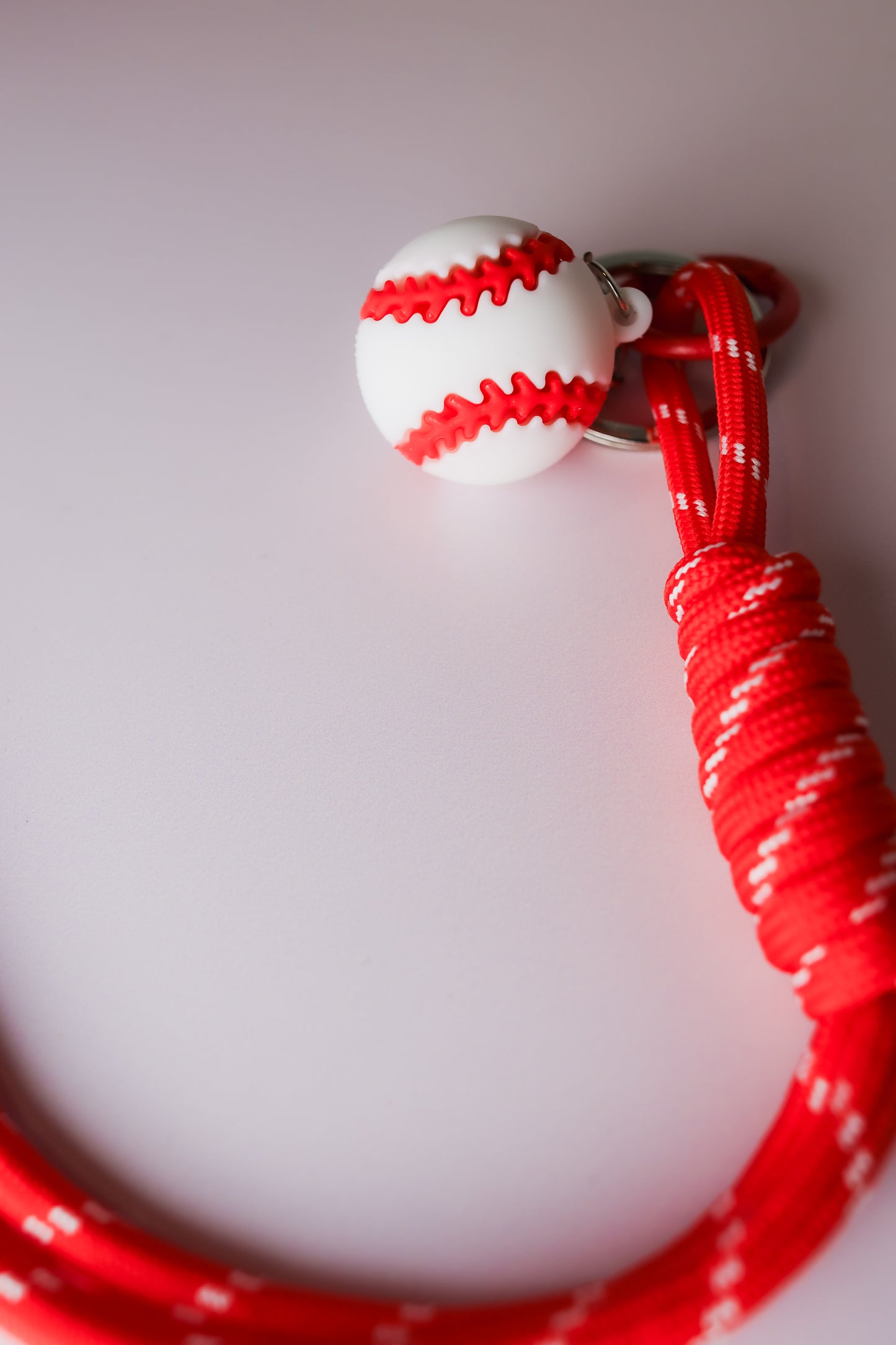 Red Stitch Bag Charm