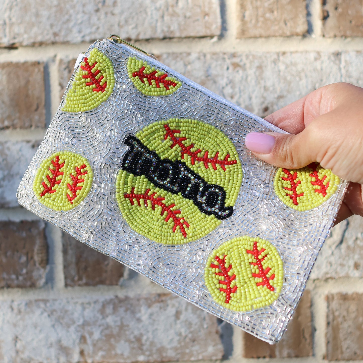 Softball Wristlet
