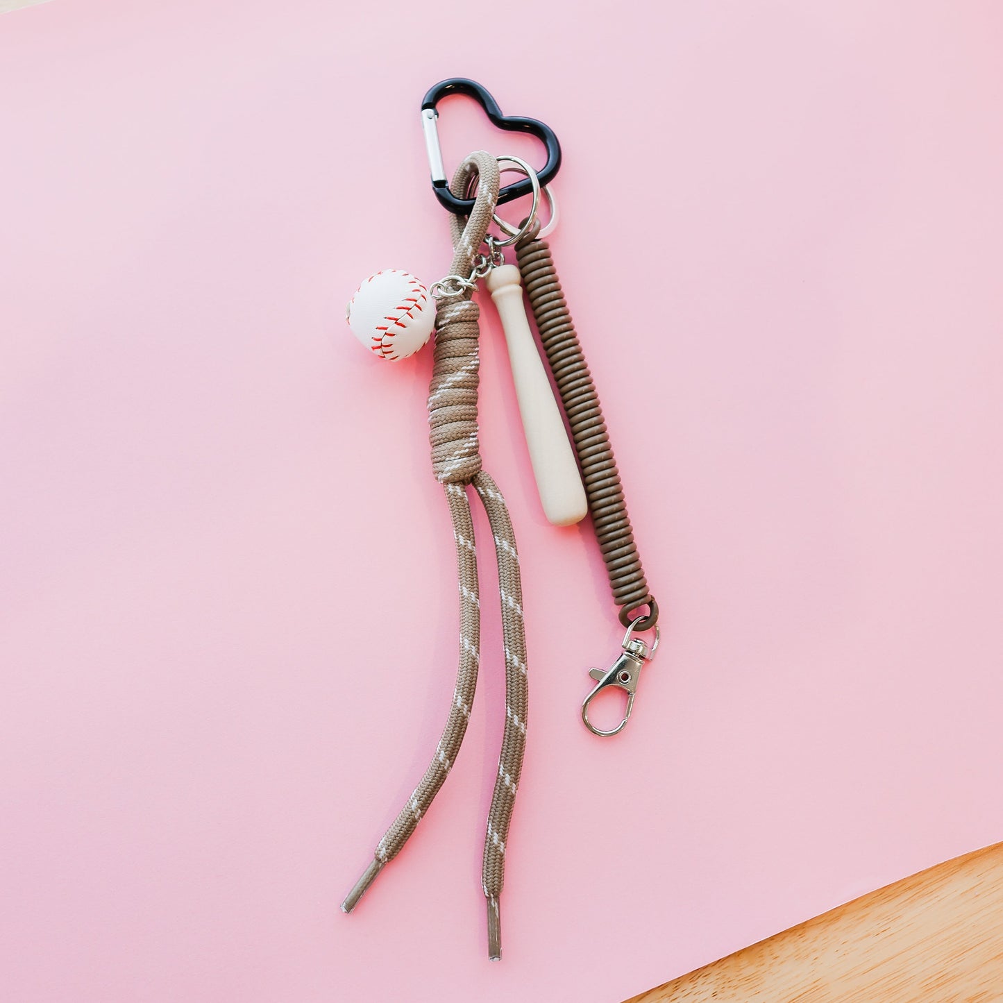 Mocha Game Day Keychain