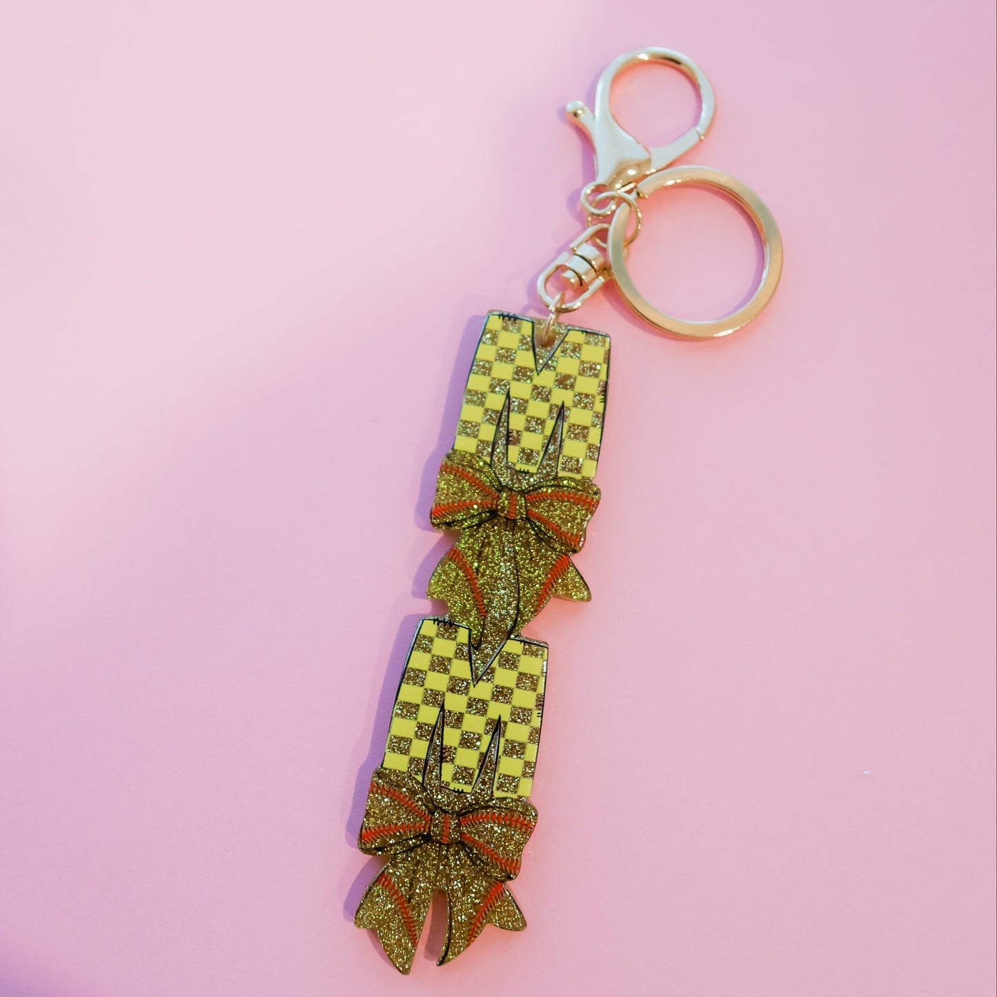 Softball Mama Keychain