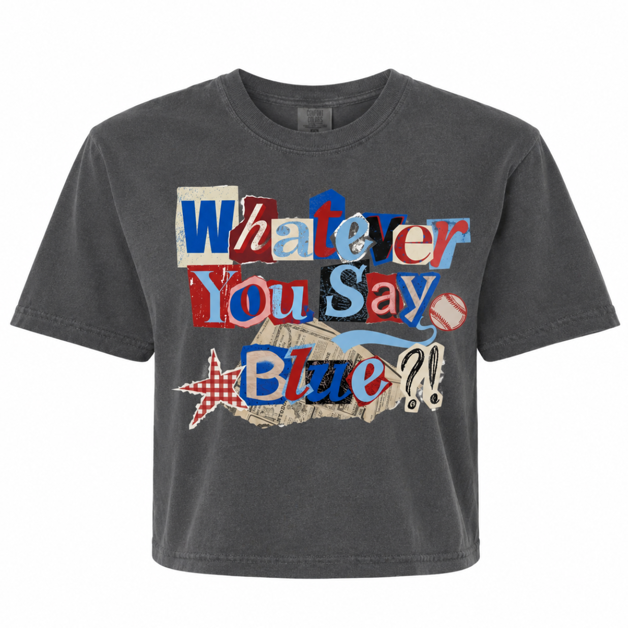 Whatever You Say Blue Box Tee