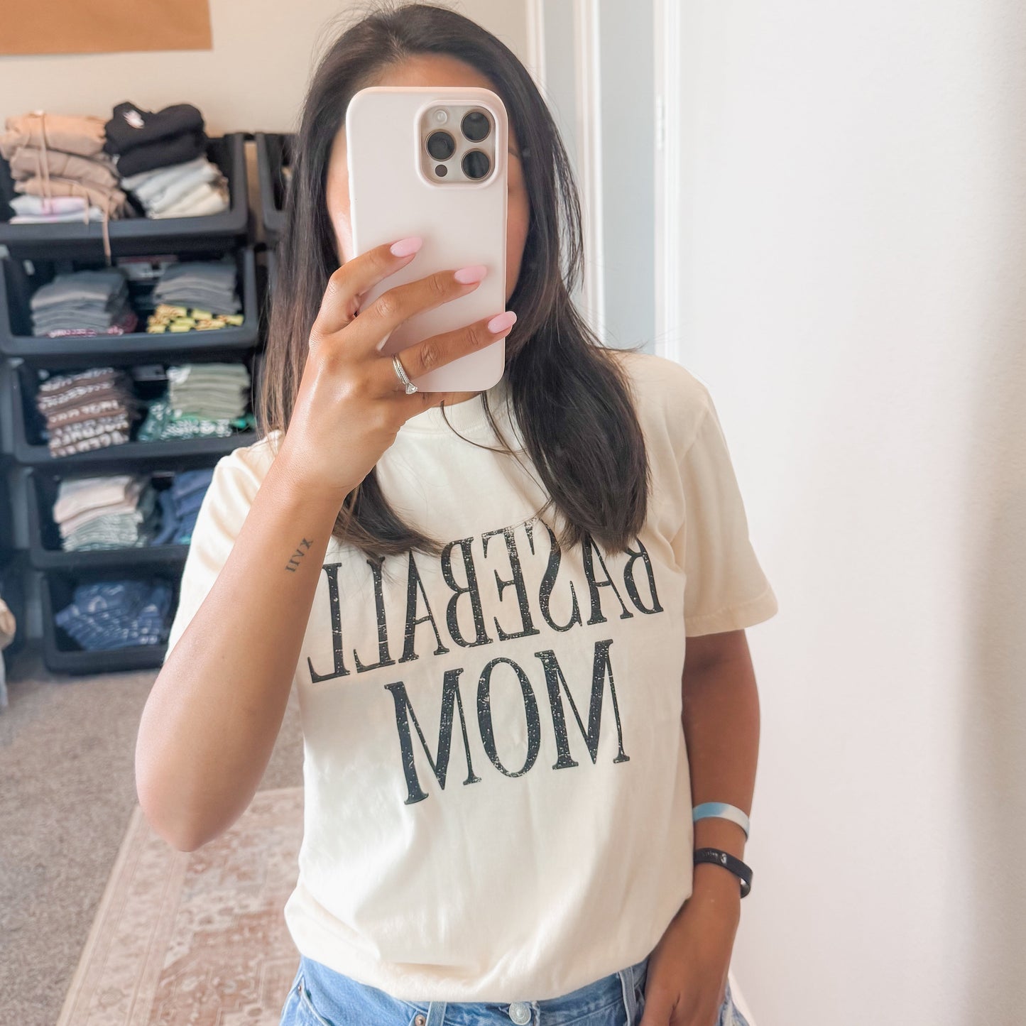 Classic Baseball Mom Tee