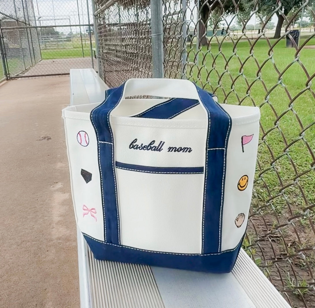 Baseball Mom Mini Tote