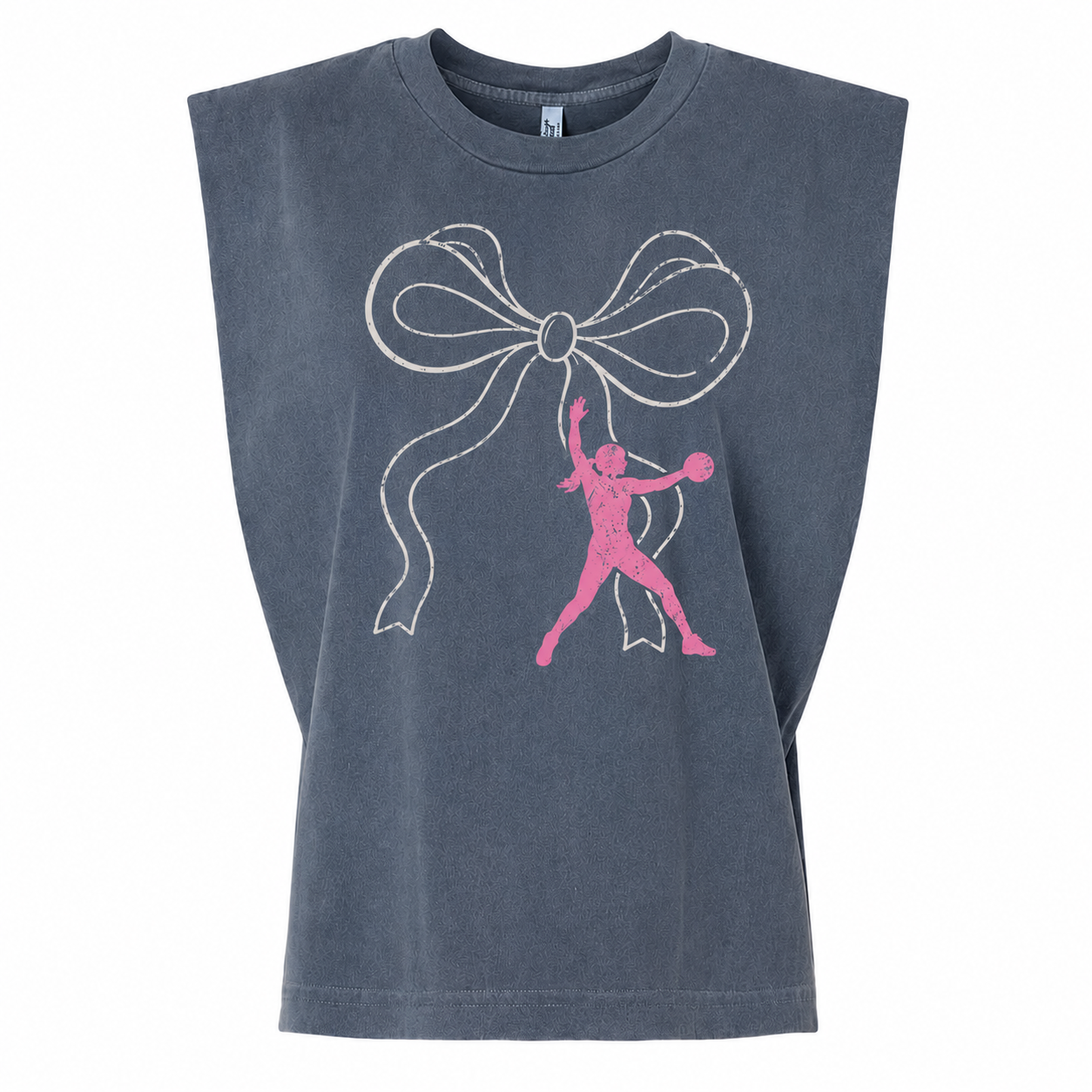 Bow & Ball Softball Top