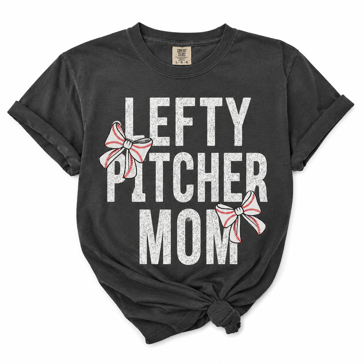 Lefty Pitcher Mom Tee