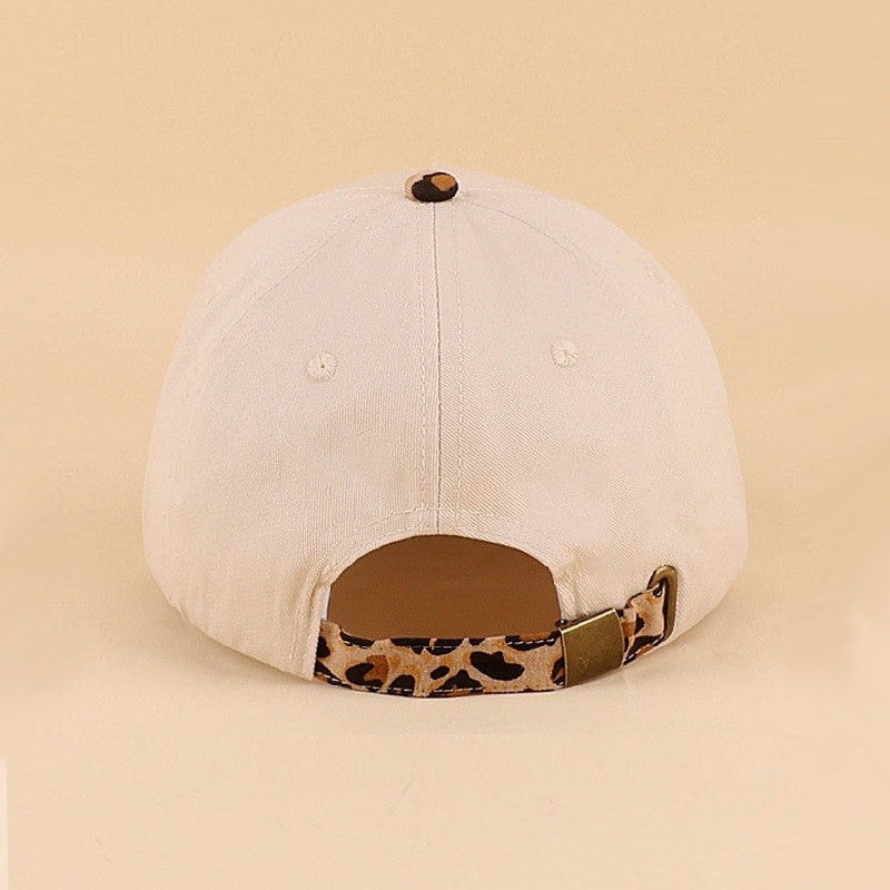 Leopard Baseball Mom Hat