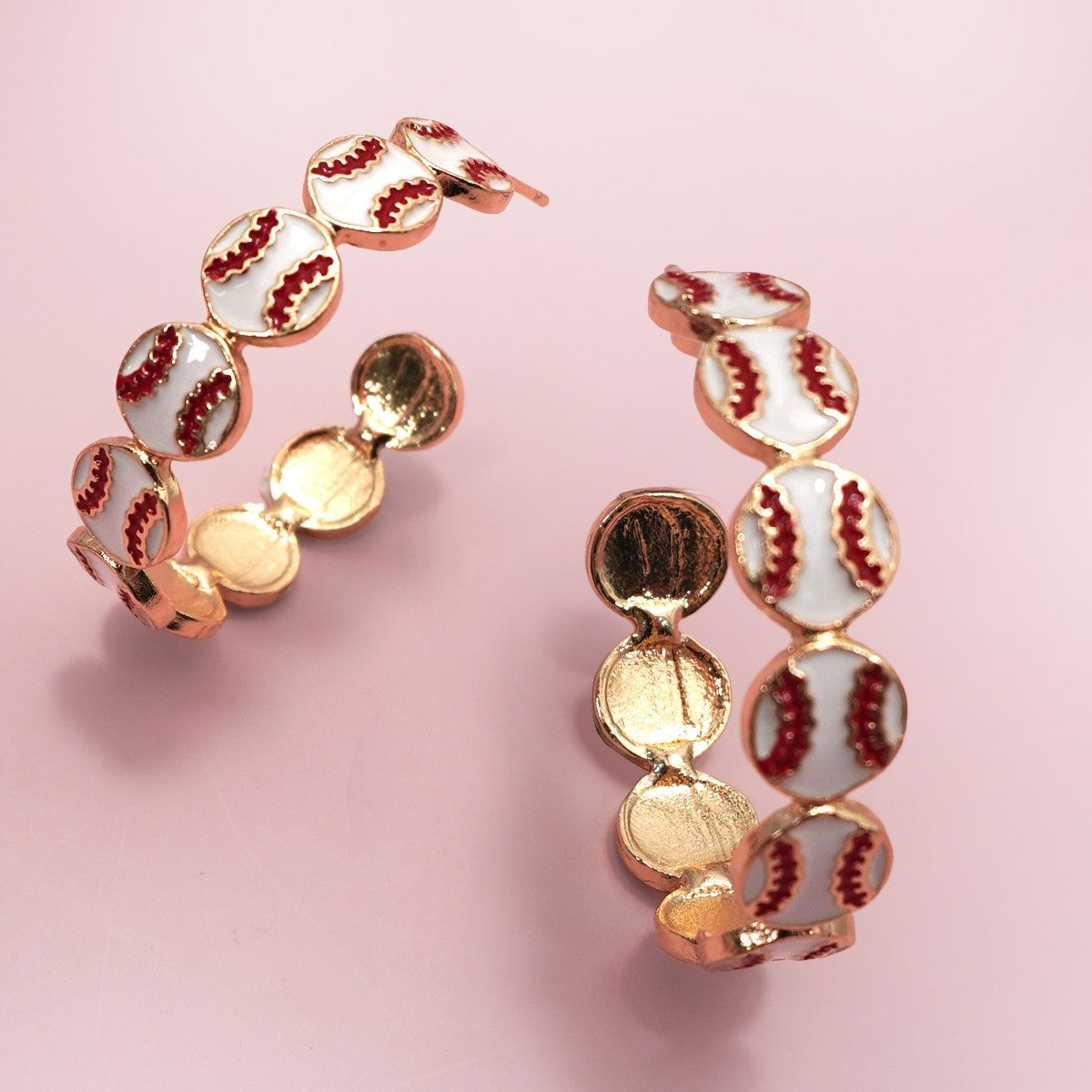 Homerun Hoop Earrings