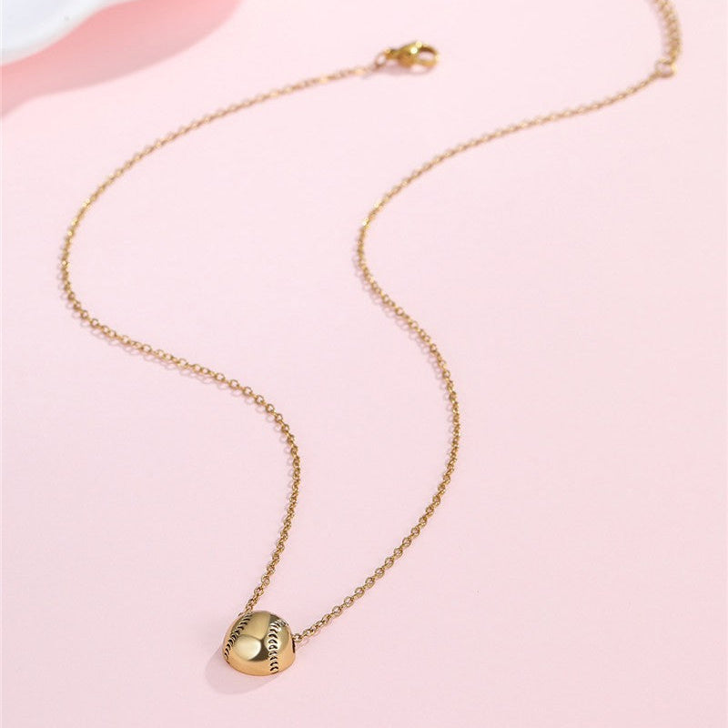 Golden Slugger Necklace
