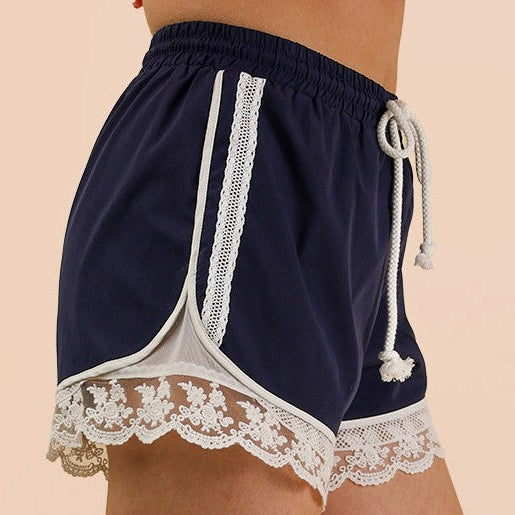 Home Plate Lace Shorts