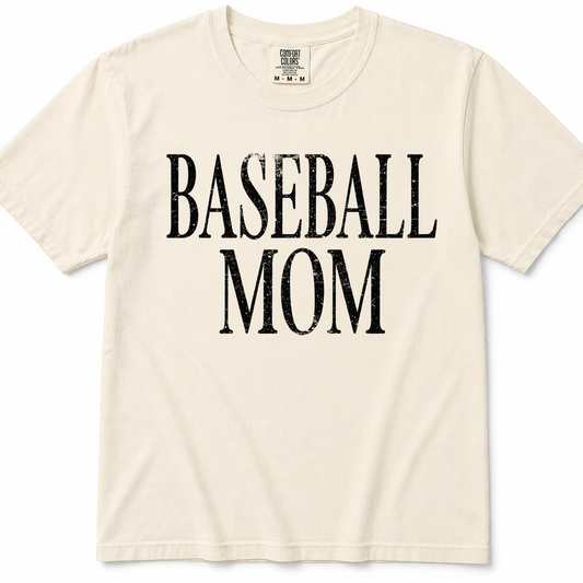 Classic Baseball Mom Tee