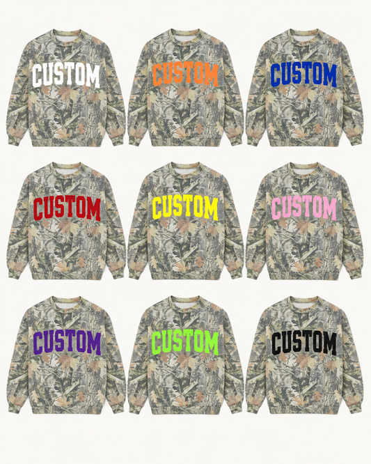 Custom Camo Sweatshirt