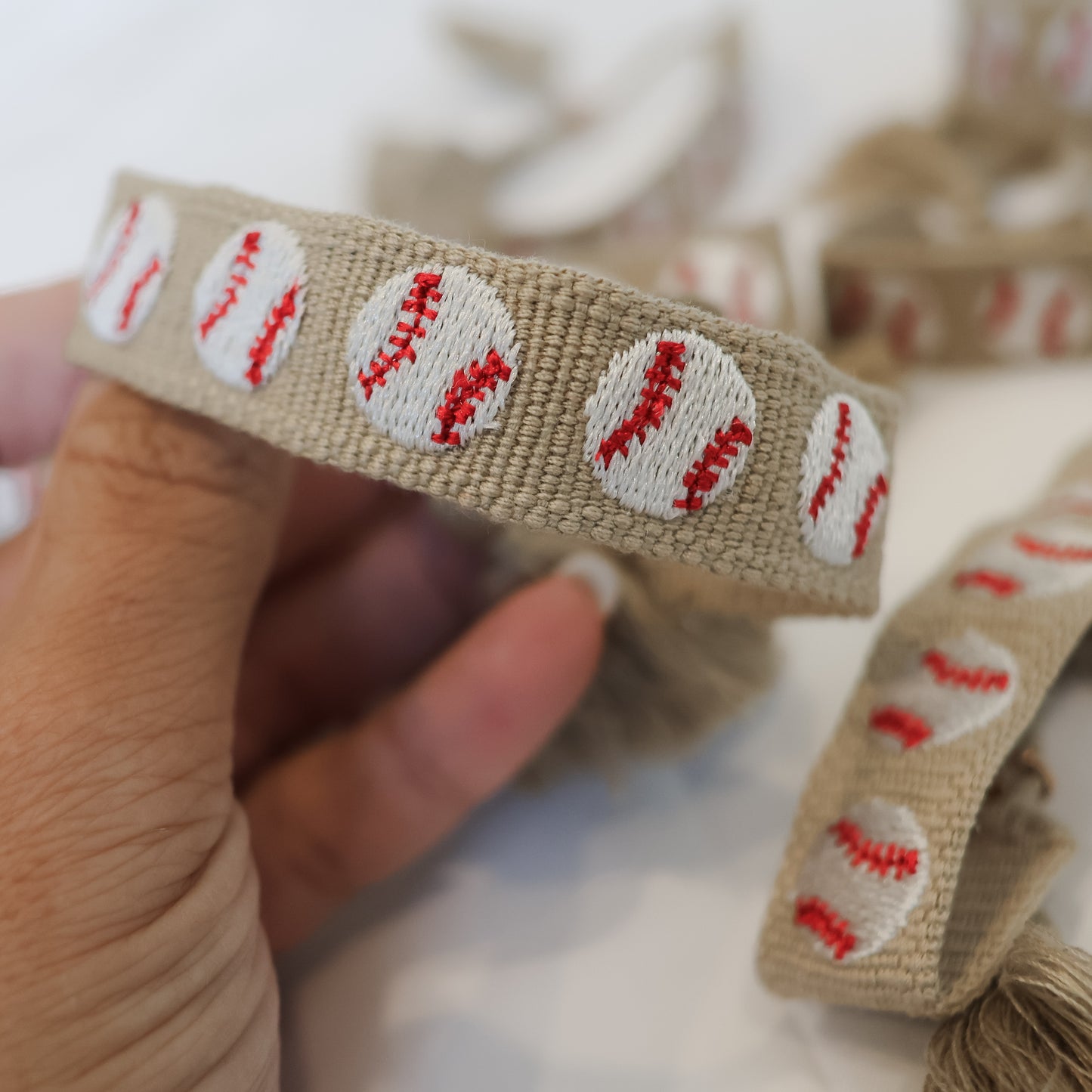 Woven Baseball Bracelet