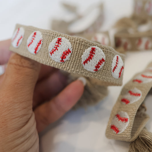 Woven Baseball Bracelet