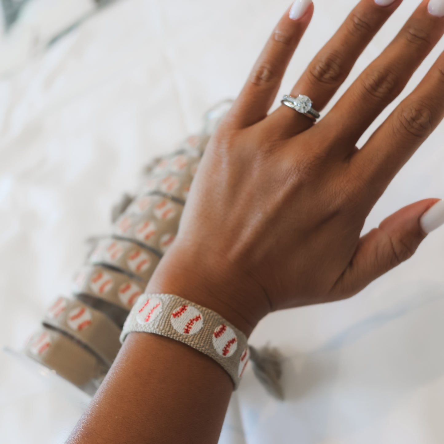 Woven Baseball Bracelet