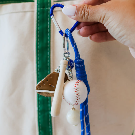 Baseball Paracord Bag Charm
