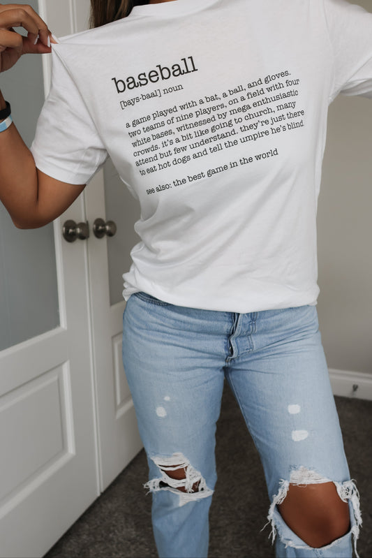 Baseball Definition Tee
