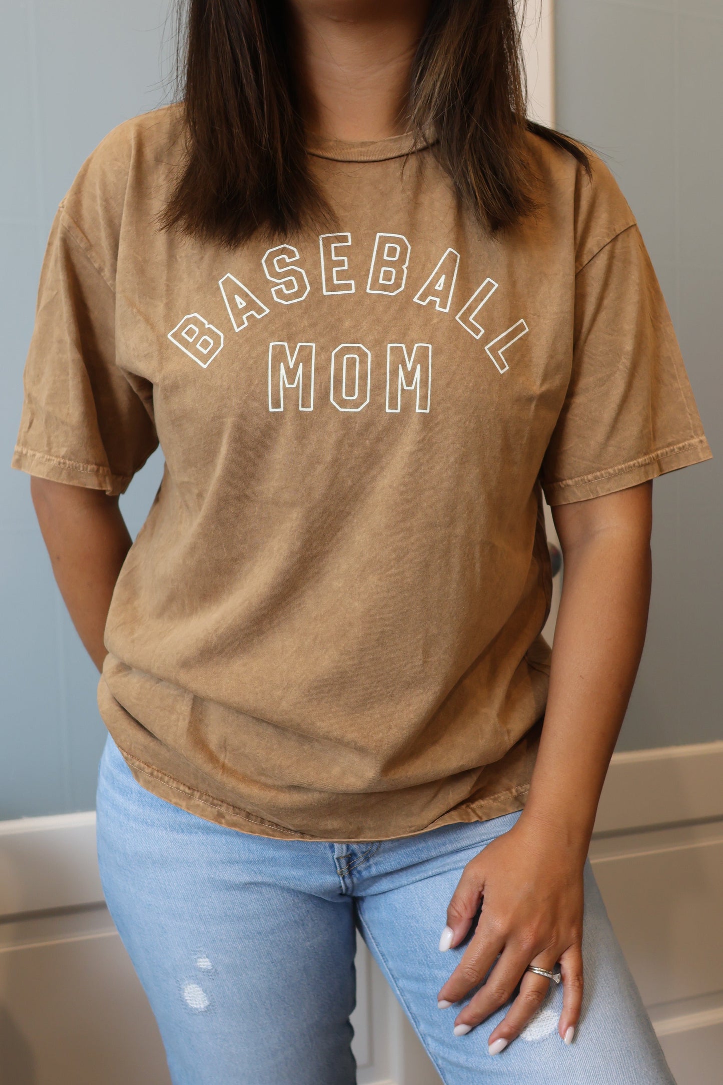 Baseball Mom Mineral Tee