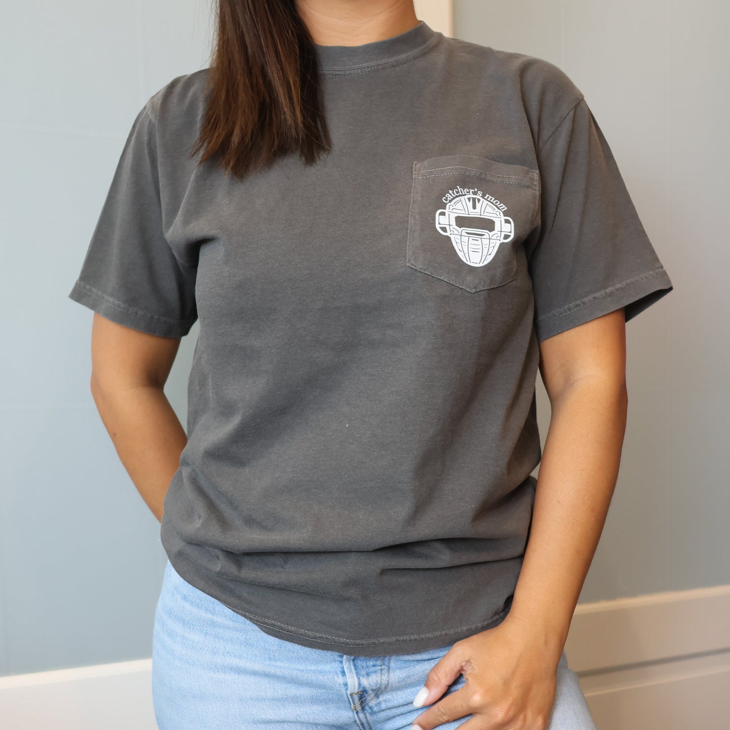 Catcher's Mom Pocket Tee