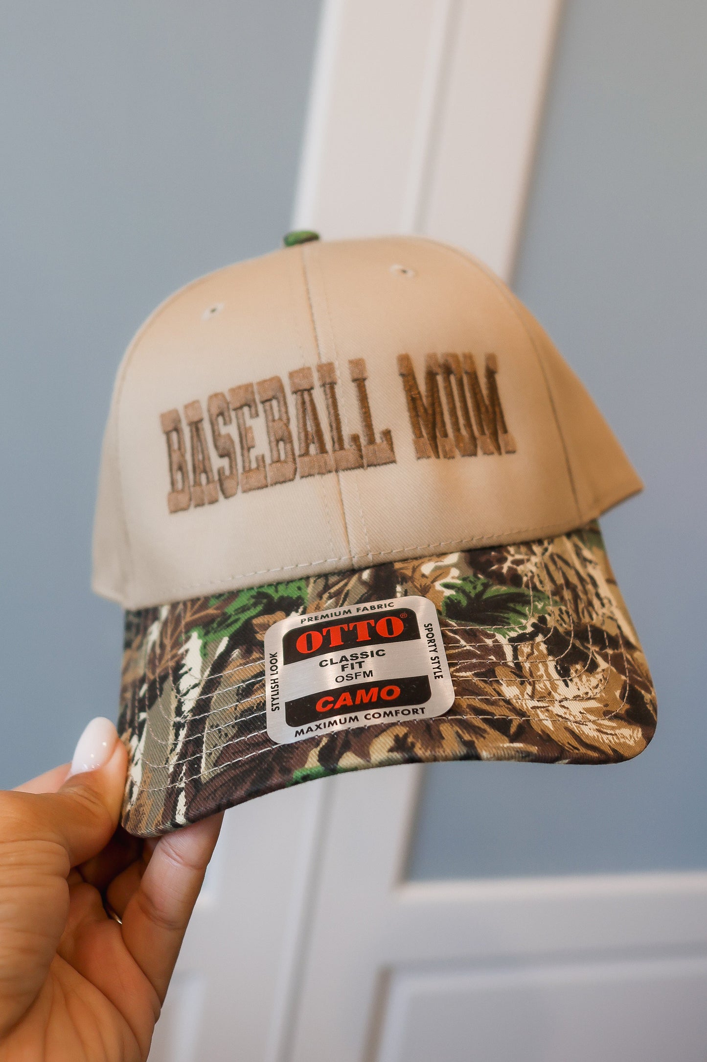 Baseball Mom Camo Hat