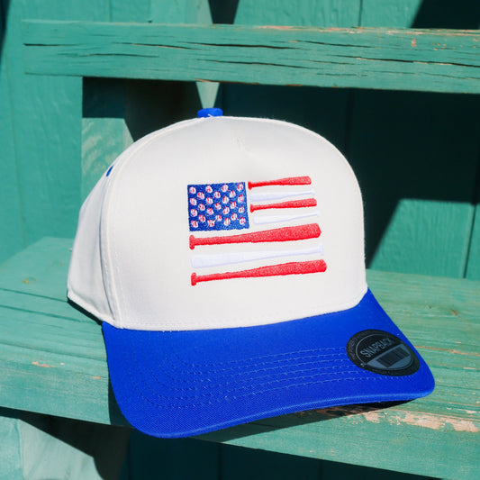 Red, White & Baseball Cap