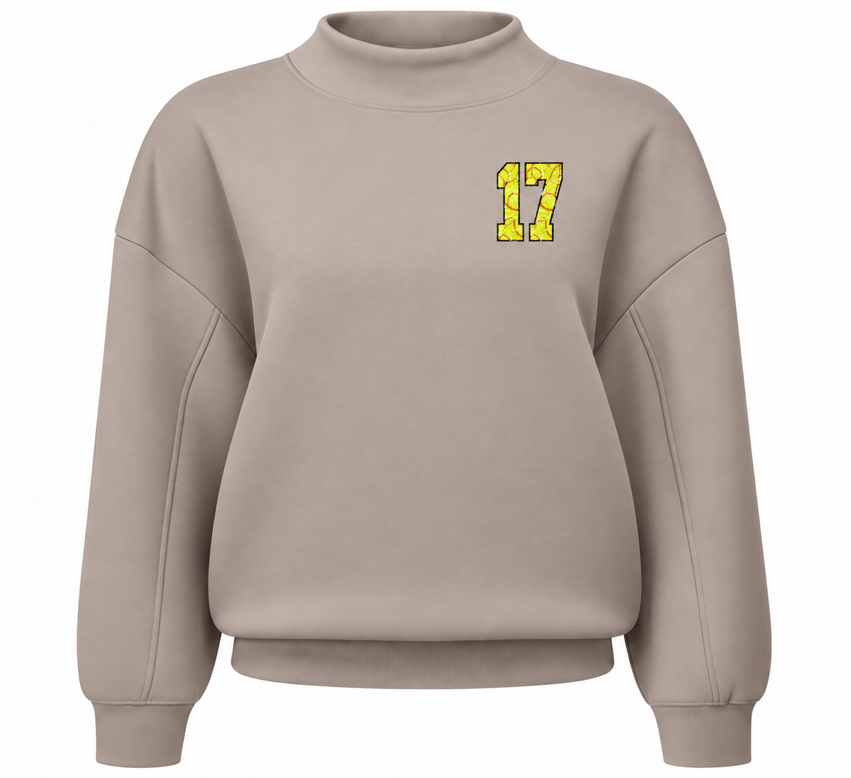 Favorite Number Softball Mock Neck