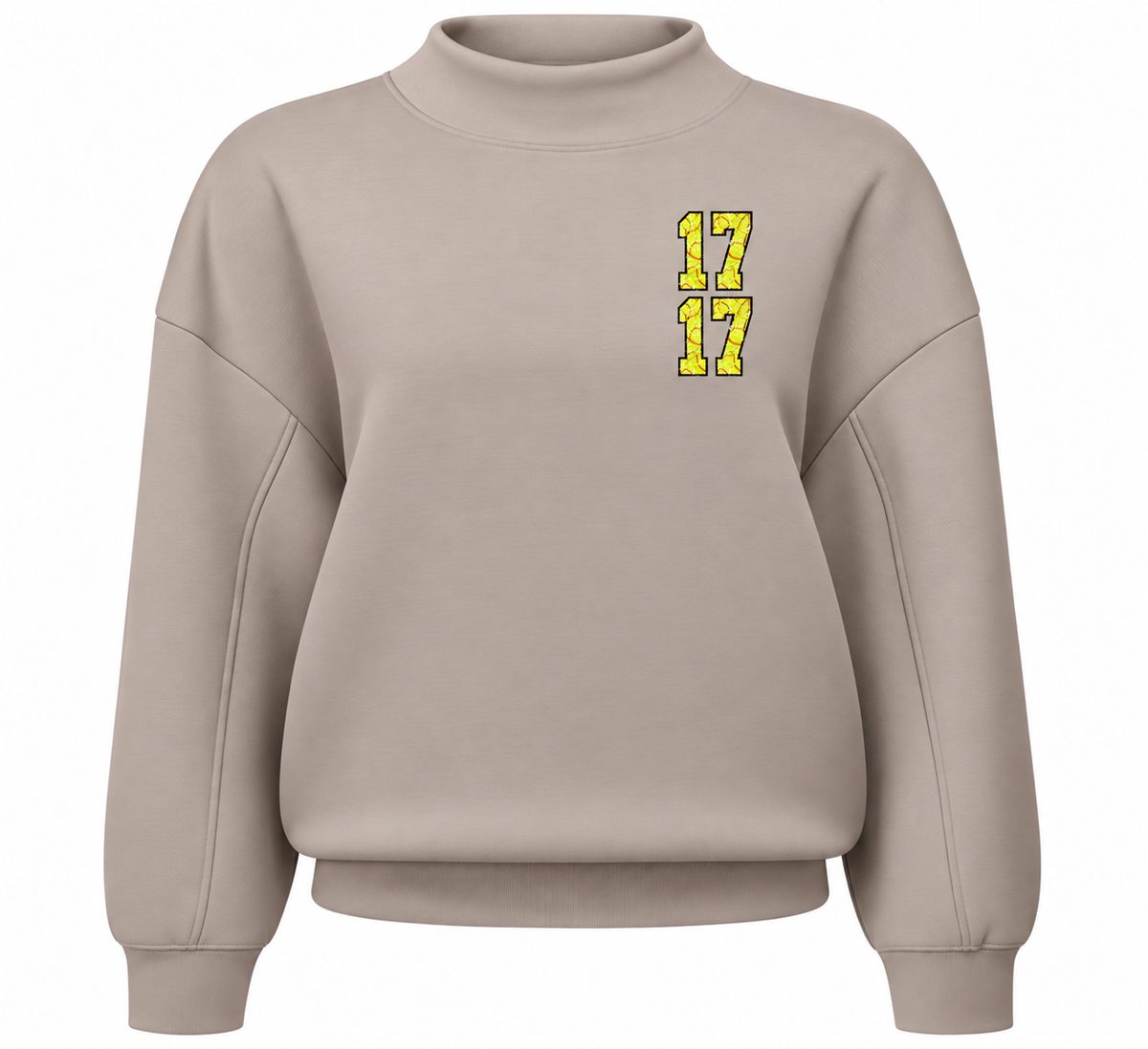Favorite Number Softball Mock Neck