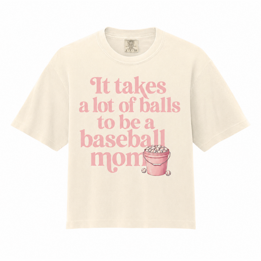 Lots of Balls Cropped Tee