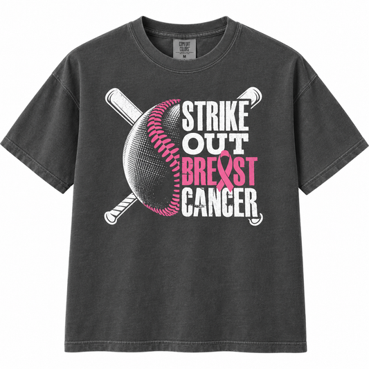 Strike Out Breast Cancer Tee