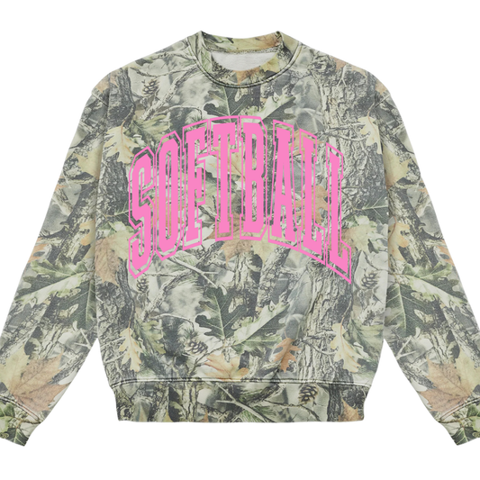 Softball Camo Sweatshirt
