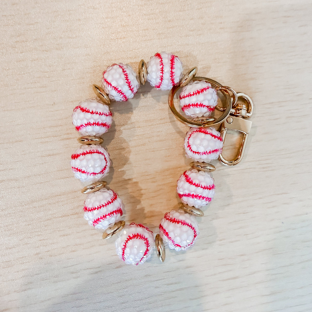 Bases & Beads Keychain