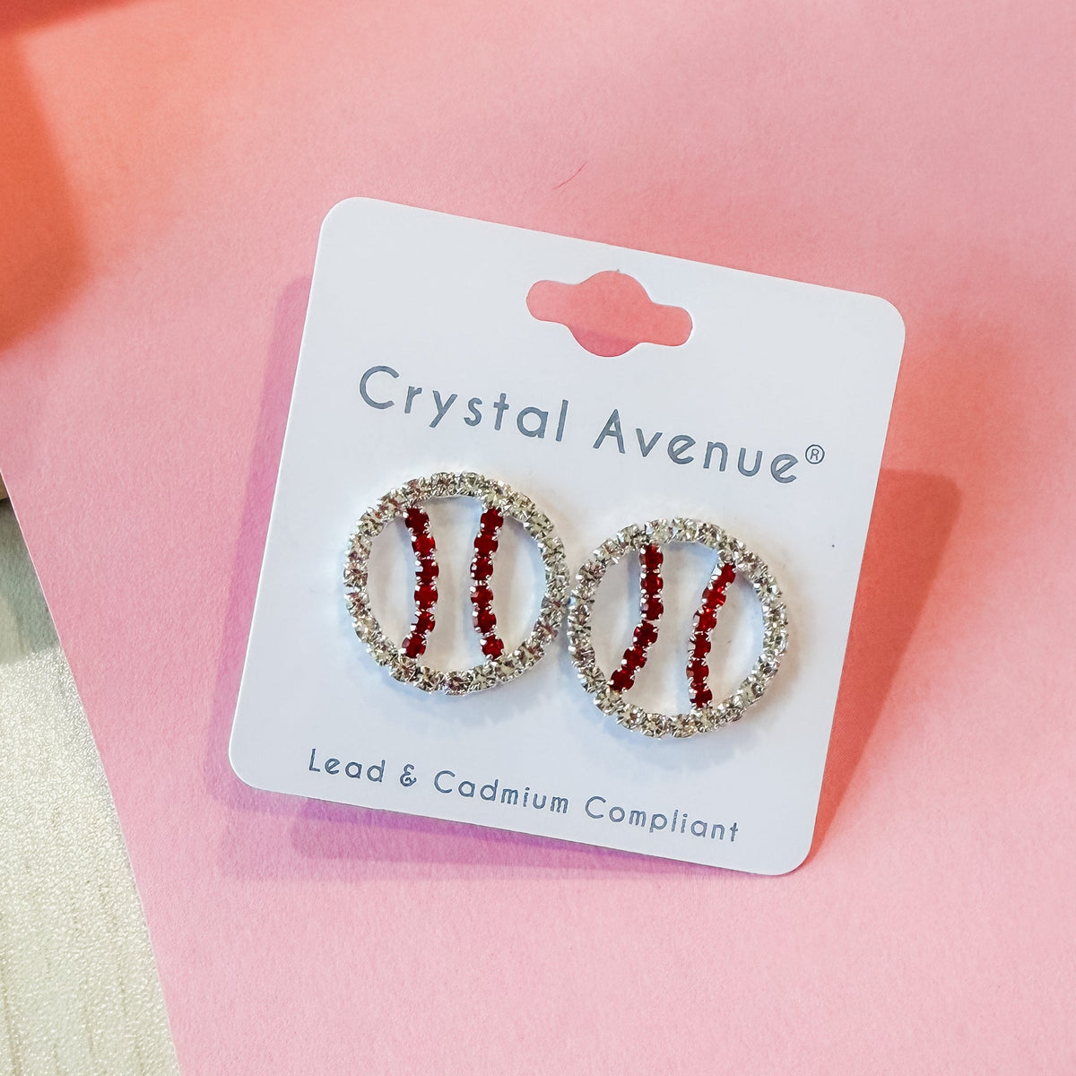 Sparkle Stitch Baseball Studs