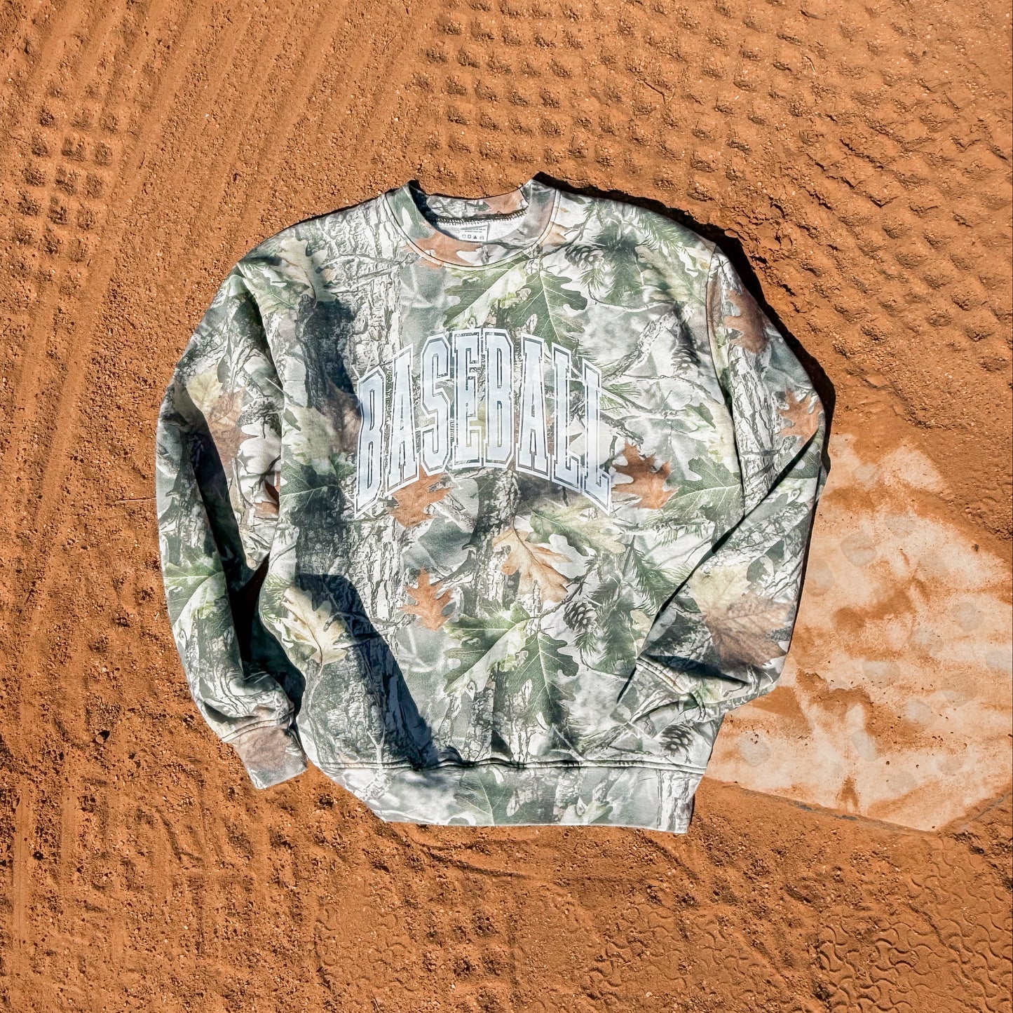Camo Baseball Sweatshirt