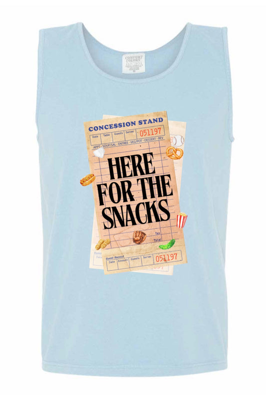 Here For The Snacks Tank
