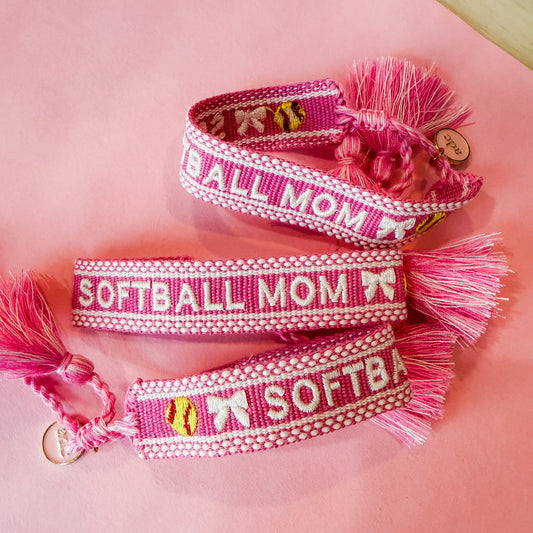 Softball Mom Bracelet