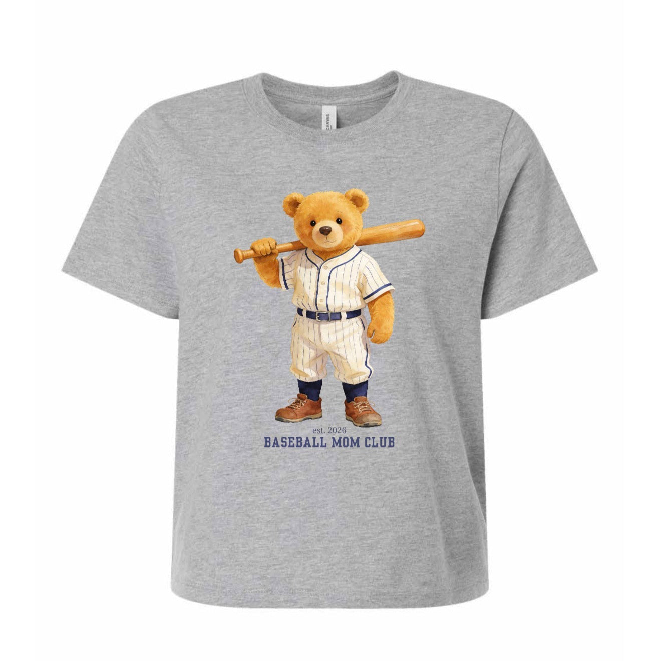 Baseball Mom Club Bear Tee