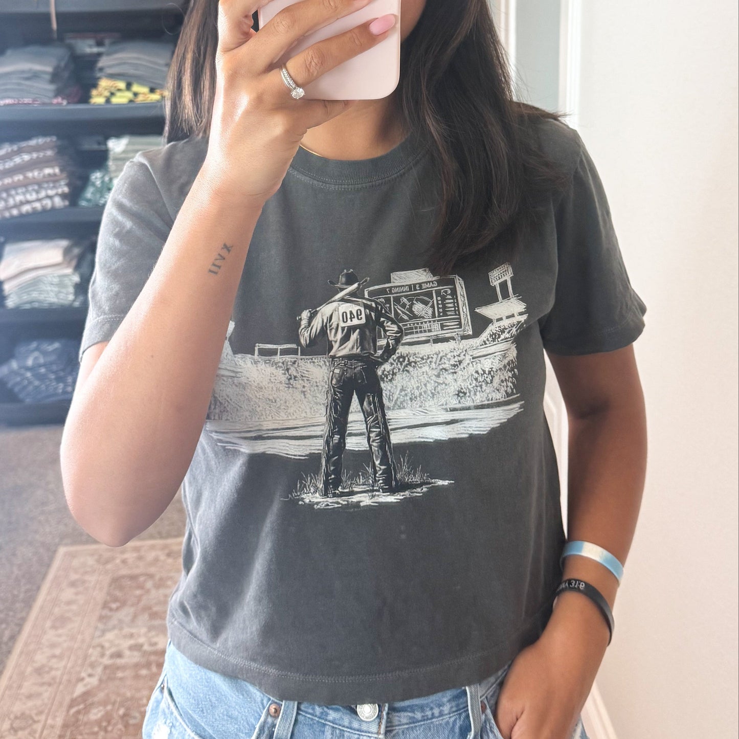 Ballpark Cowboy Tee