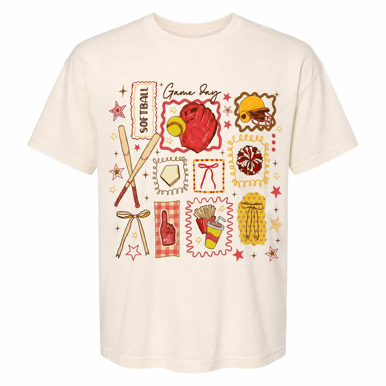 Softball Collage Tee