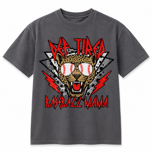 Def Tired Baseball Mama Tee