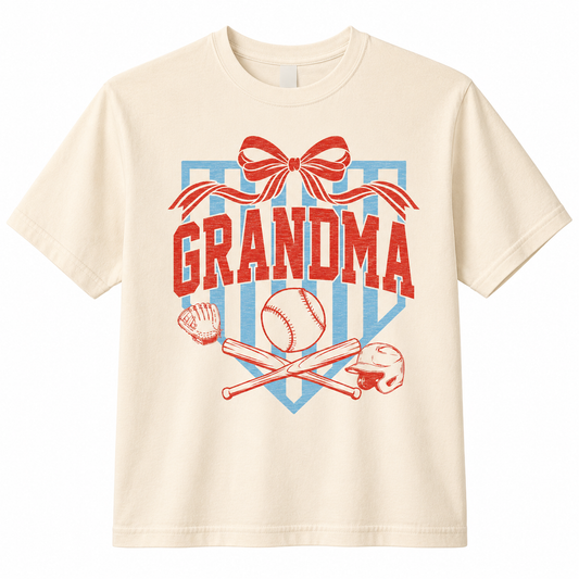Baseball Grandma Tee