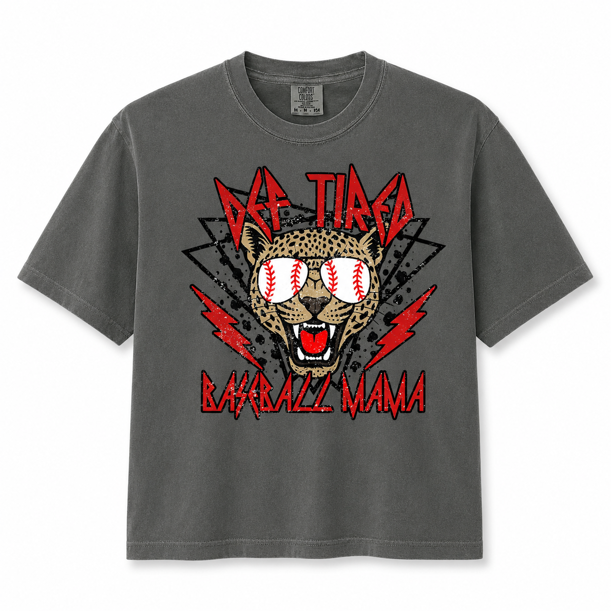 Def Tired Baseball Mama Tee