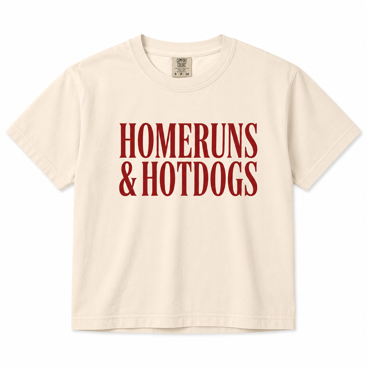 Homeruns & Hot Dogs Boxy Tee