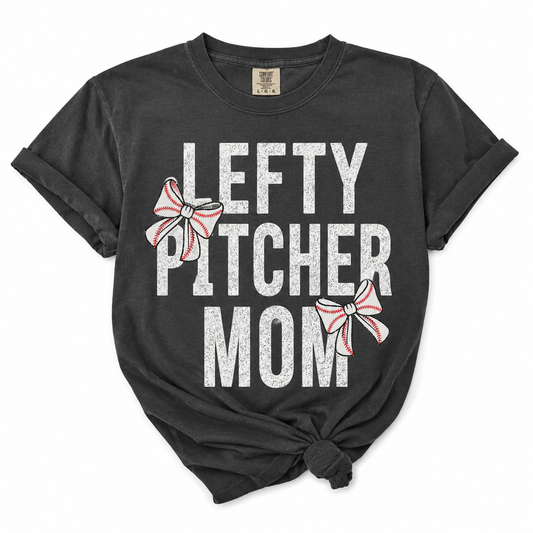 Lefty Pitcher Mom Tee