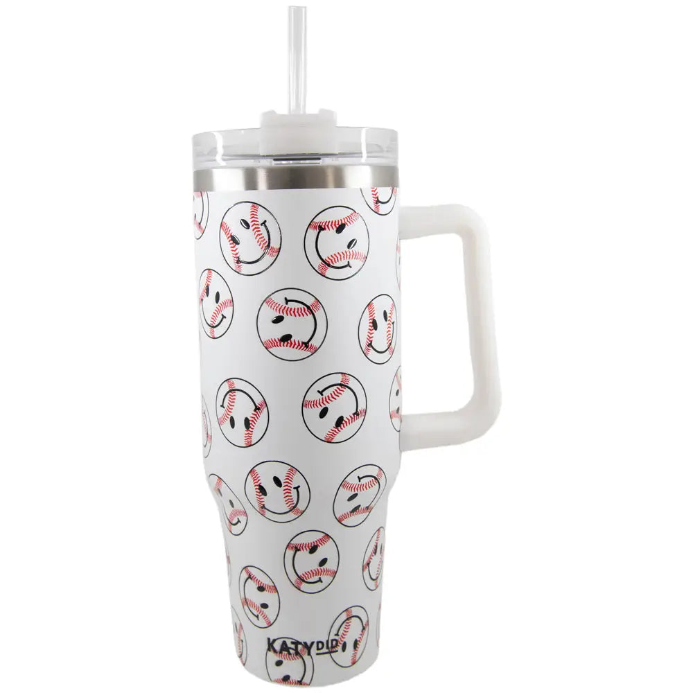Happy Baseball Tumbler