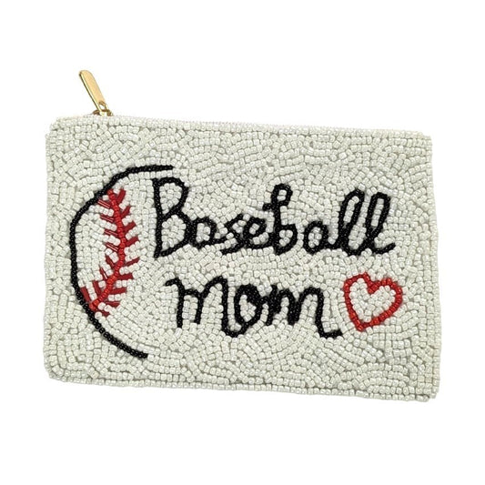 Baseball Mama Luxe Pouch
