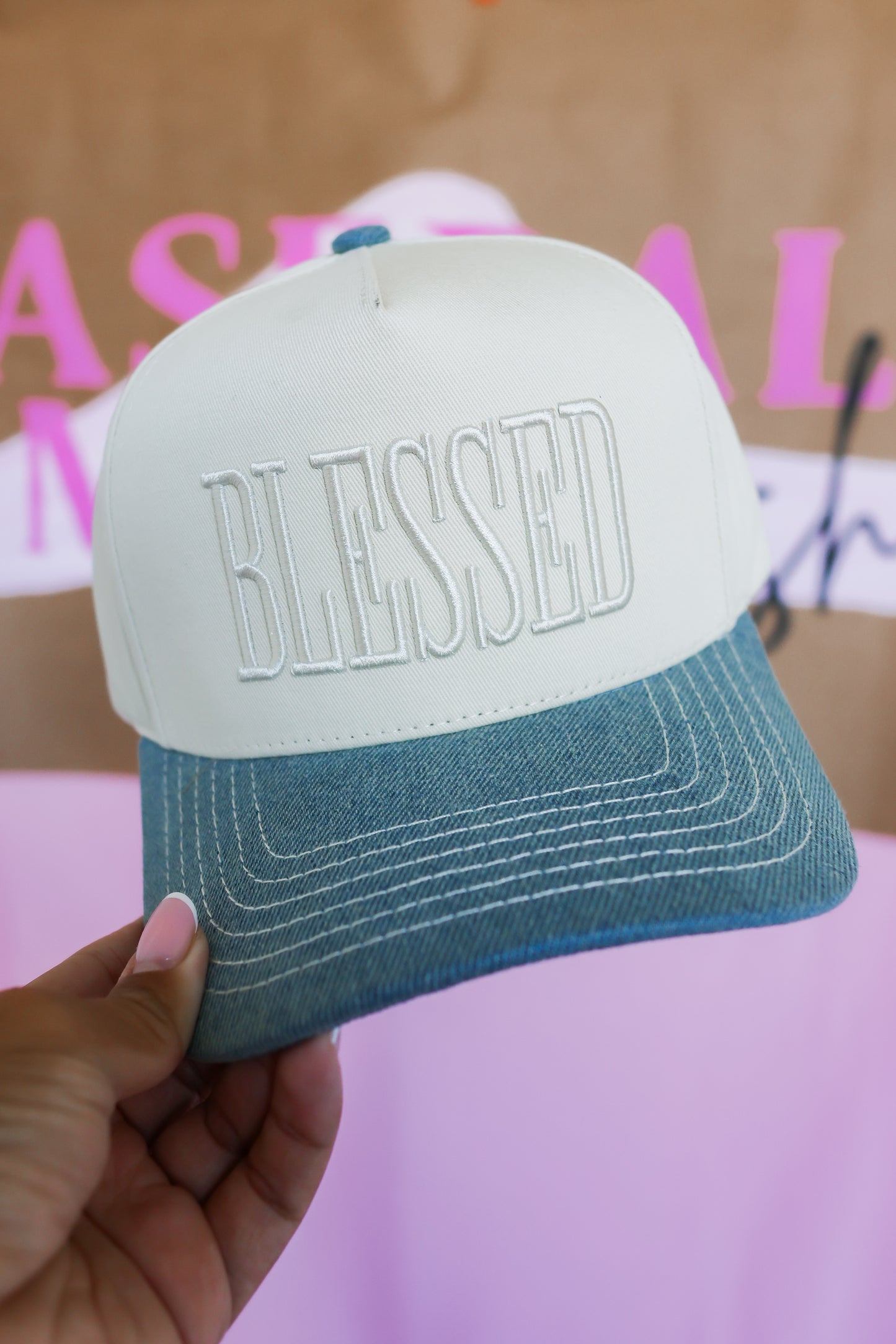 Blessed Denim Hat