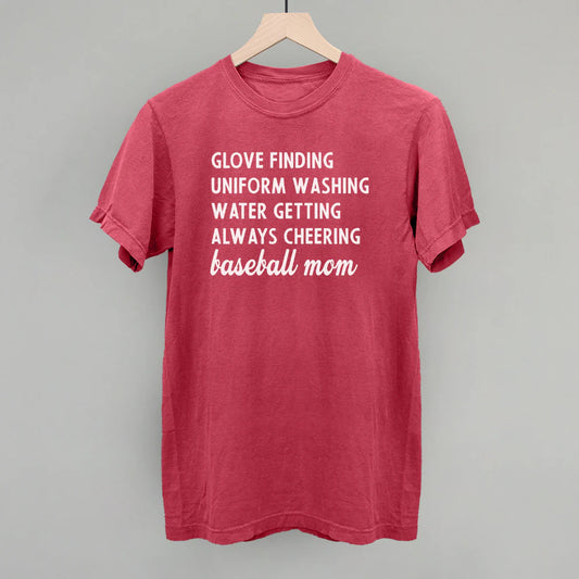 Always Cheering Baseball Mom Tee