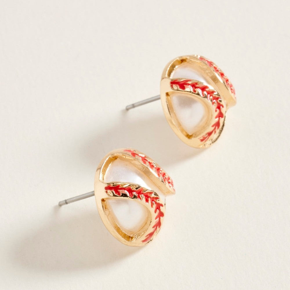 Ballpark Pearl Earrings