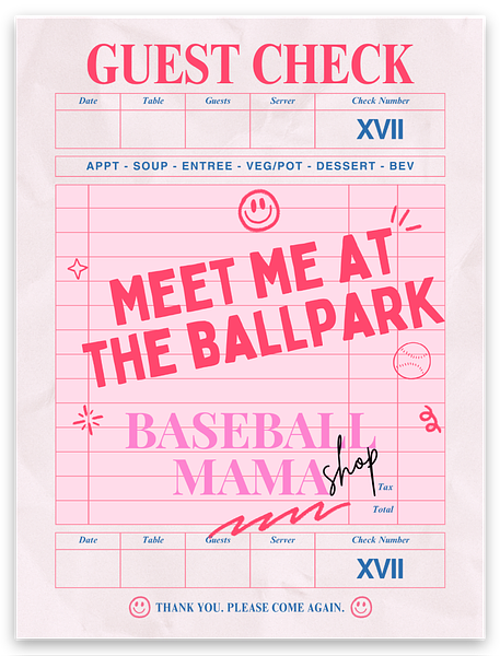 Meet Me At The Ballpark Sticker