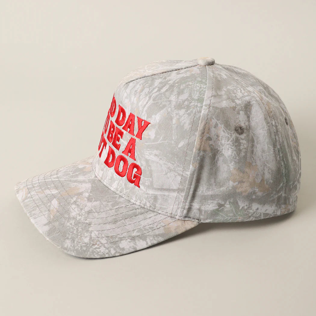 Bad Day To Be A Hotdog Camo Hat